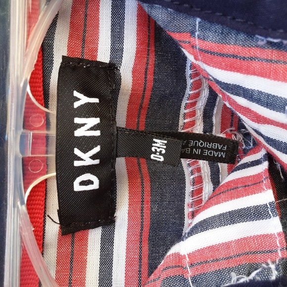 DKNY baby boy's blue, red & white onesie size 0-3 months - Picture 4 of 10